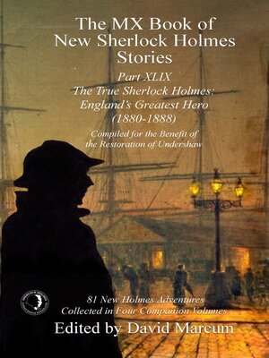 cover image of The MX Book of New Sherlock Holmes Stories, Part XLIX